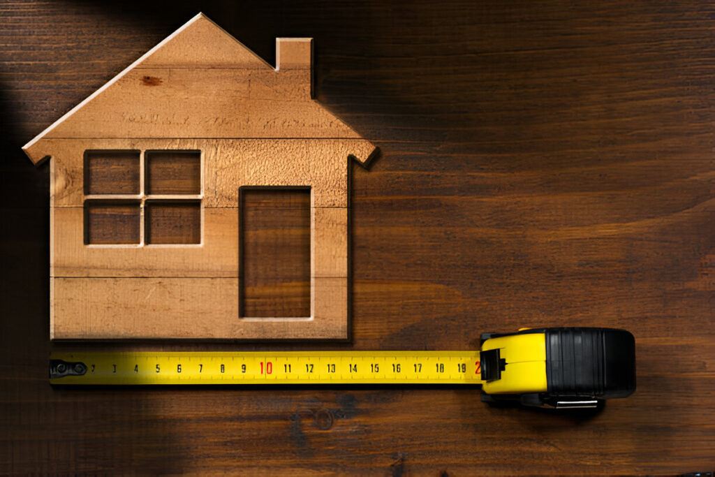 Measuring the size of a property